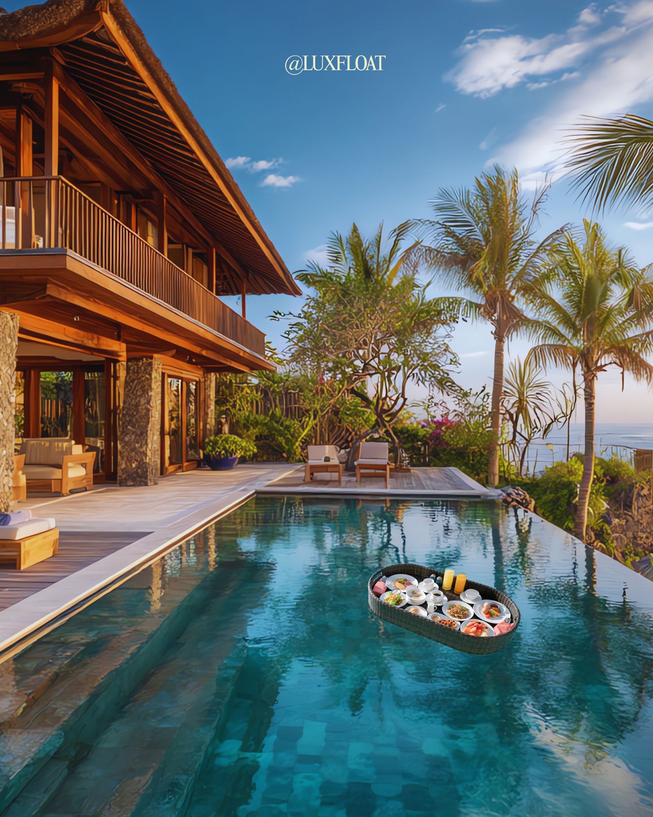 Oval Luxe Floating tray