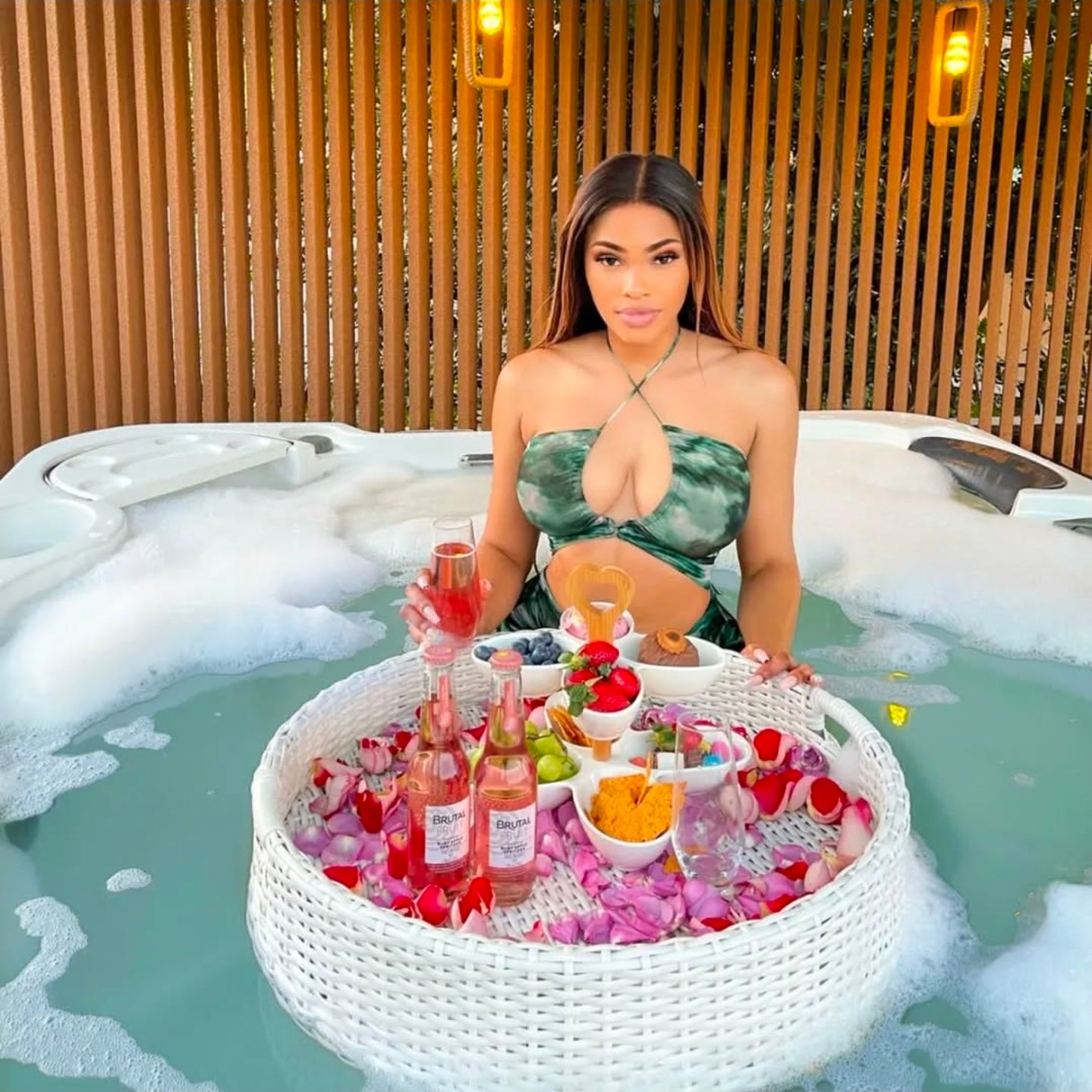 Round Luxe Floating tray