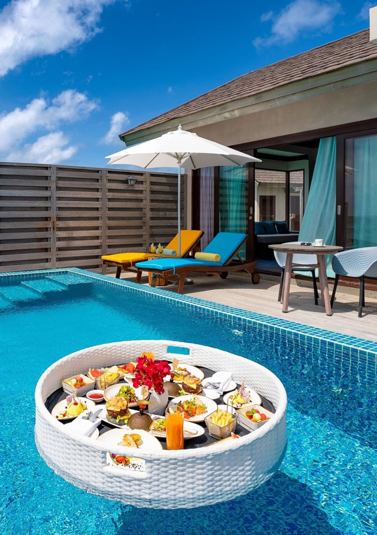 Round Luxe Floating tray